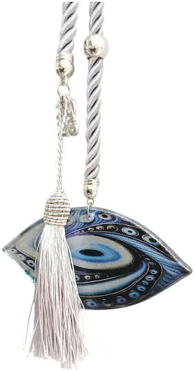 Kalliopi Silver Handmade Hanging Lucky Charm Burner Blue made of Glass 2026 5x11cm 1pcs