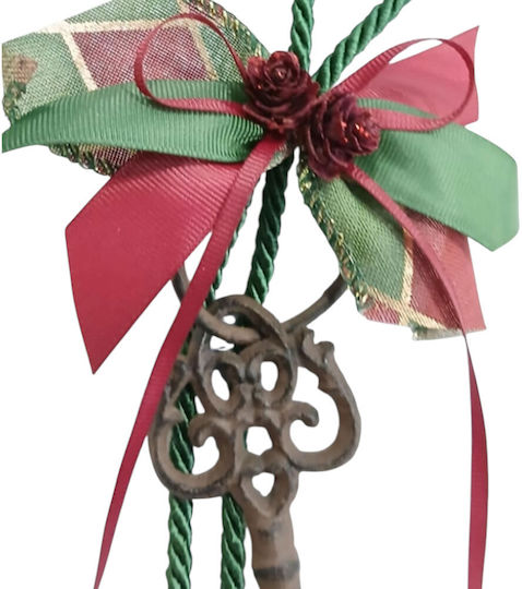 Kalliopi Silver Handmade Hanging Lucky Charm Basin Wrench Green 2026 5x12cm 1pcs