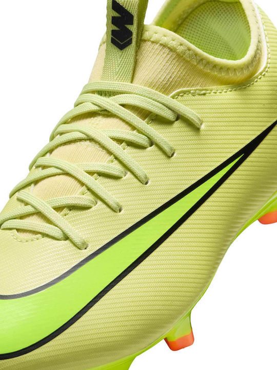 Zoom Vapor 16 Academy FG/MG Παιδικά Ποδοσφαιρικά Παπούτσια με Τάπες Κίτρινα