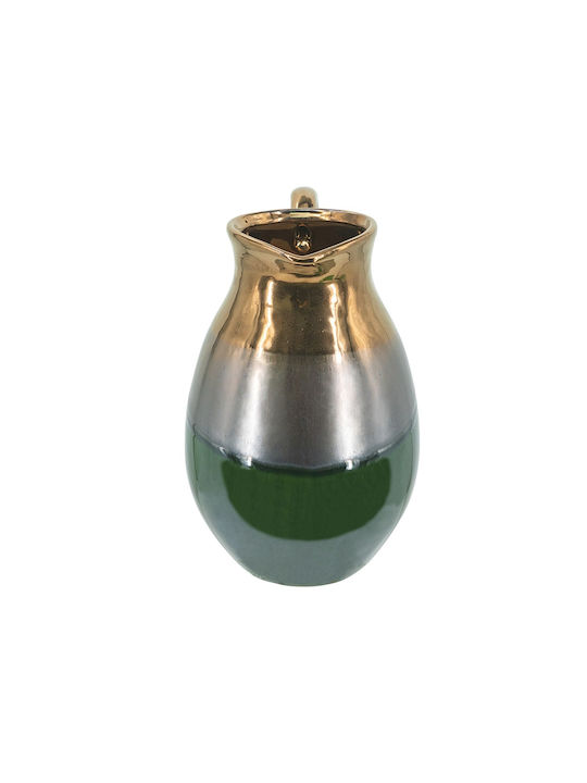 Artekko Vază Decorativă Ceramică Electric Verde 20.5x16x25cm 1buc