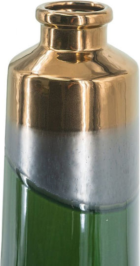 Artekko Decorative Vase Electric Green 14x14x30cm