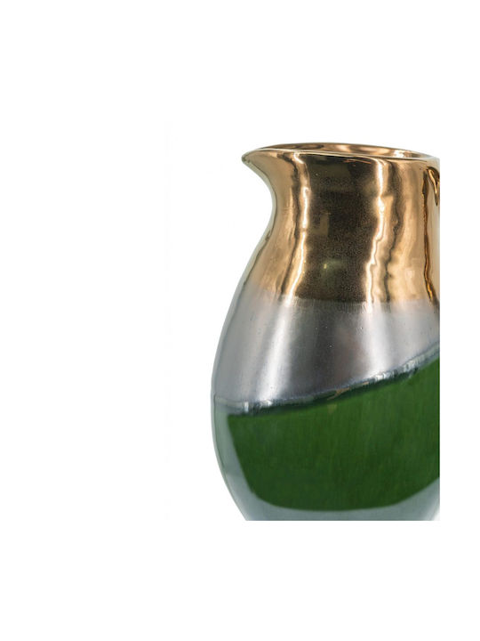 Artekko Vază Decorativă Ceramică Electric Verde 20.5x16x25cm 1buc