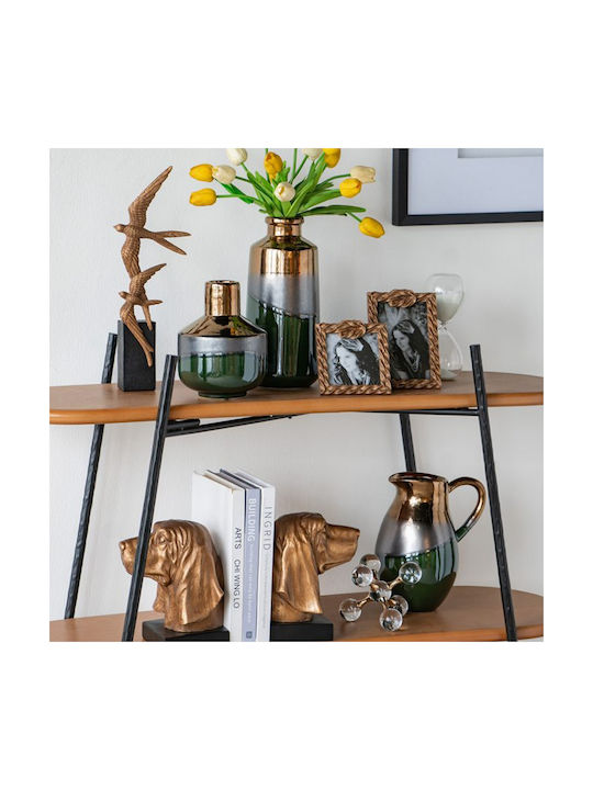 Artekko Vază Decorativă Ceramică Electric Verde 20.5x16x25cm 1buc