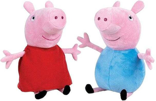 Play By Play Jucărie de pluș Peppa Pig George și Peppa Pig 17 cm.