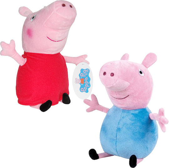Play By Play Jucărie de pluș Peppa Pig George și Peppa Pig 17 cm.