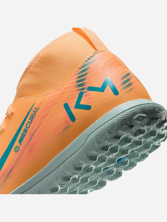 Mercurial Superfly 10 Club "kylian Mbappé" TF Детски Футболни Обувки с Гумена Подметка Сини