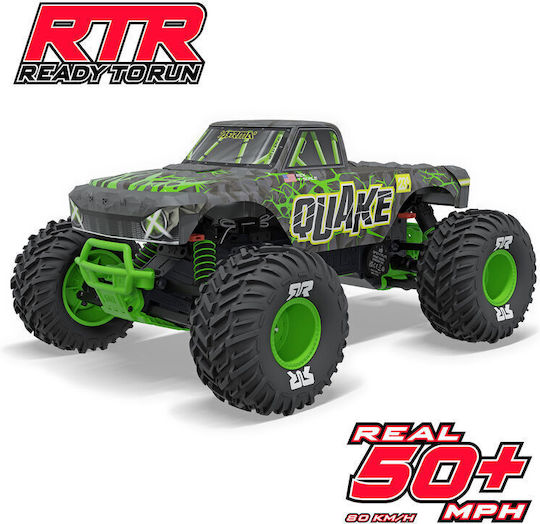 Arrma 1/10 Quake 223s Dsc 2wd Rtr Brushless Monster Truck Roșu Fără Baterie Încărcător Ara3537t1 Arrma
