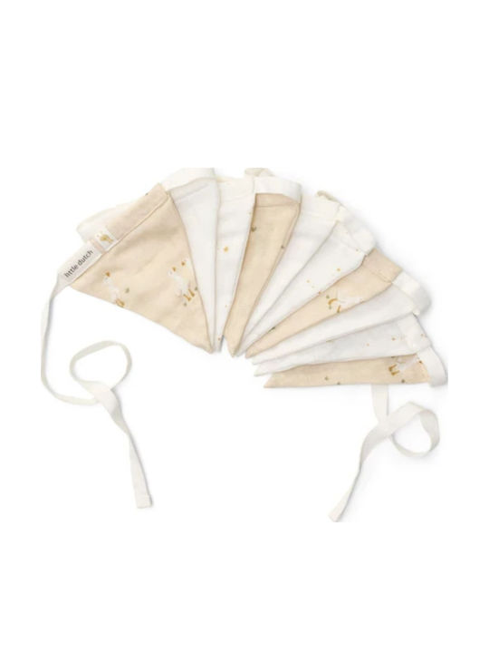 Little Dutch Kids Decorative Garland Beige Little Goose 200x13x3cm