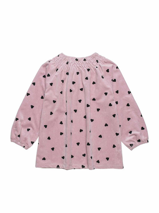 Children's Dress Long Sleeve Pink