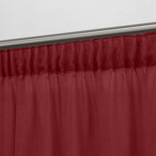 Lino Home Перде с Плик с Писалка Червено 150x295см
