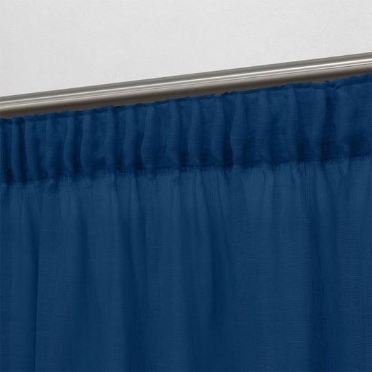 Lino Home Perdea Cu Coafură Albastră 150x295 Cm