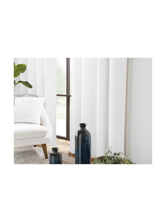 Douceur d'Intérieur Curtain with Grommet White 140x260cm