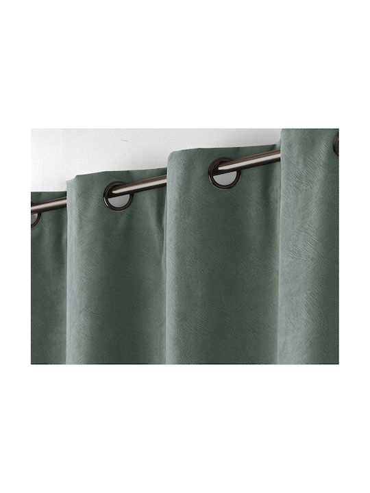 Douceur d'Intérieur Curtain Blackout Window with Grommet Gray 140x260cm