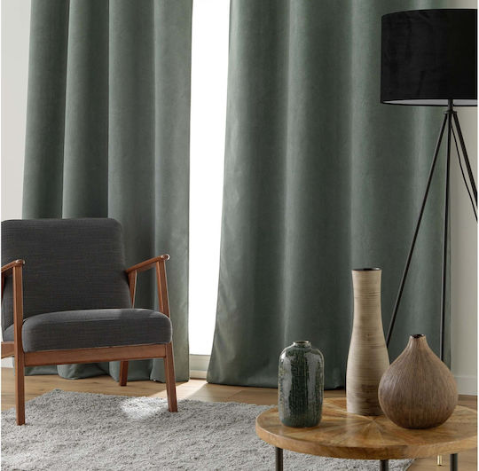 Douceur d'Intérieur Vorhang Verdunkelung Fenster mit Grommet Gray 140x260cm