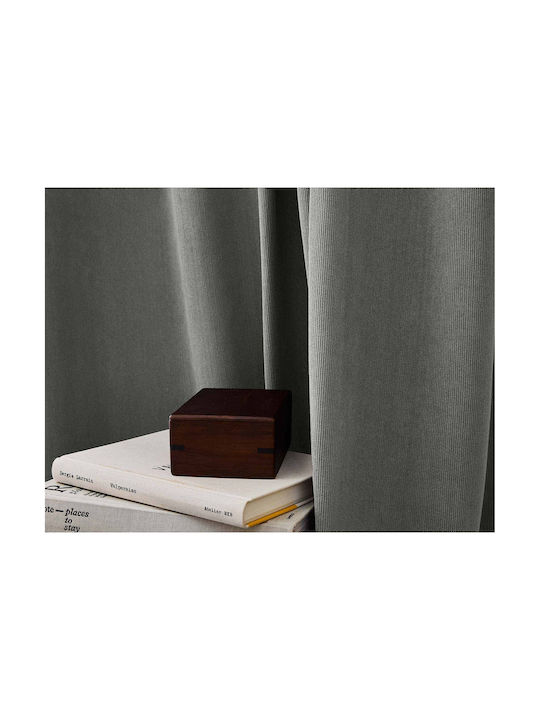 Douceur d'Intérieur Curtain Window with Grommet Gray 140x260cm