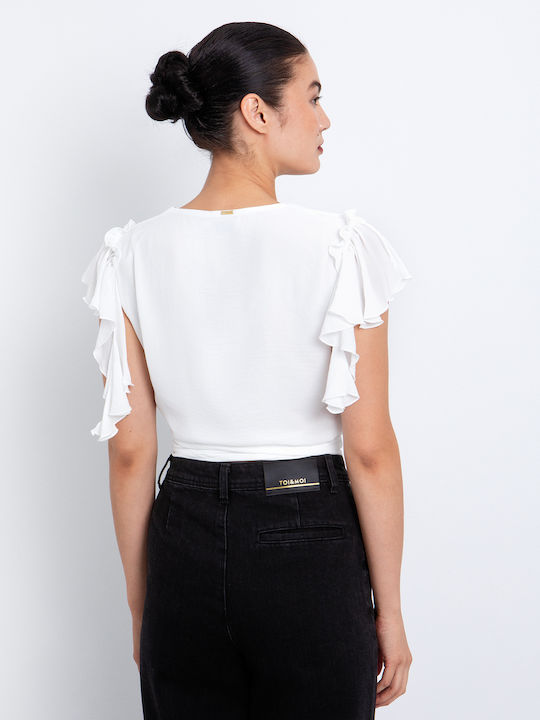 Damen Bluse Weiß