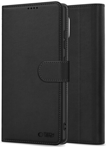 Tech-Protect Wallet Δερματίνης / Σιλικόνης Μαύρο (Xiaomi 15T)