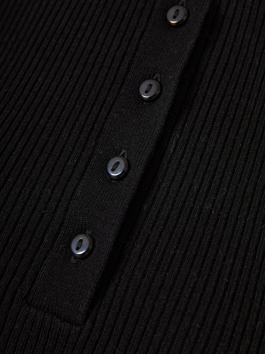 Women's Long Sleeve Sweater Black