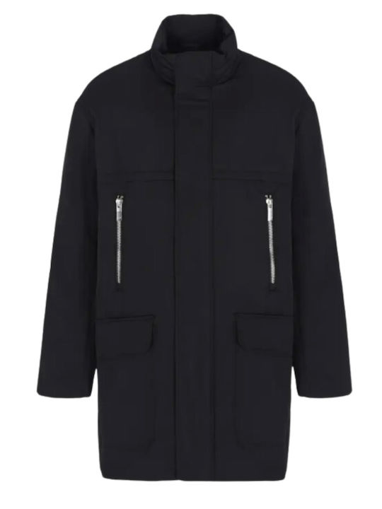 Armani Exchange Geacă Puffer Neagră