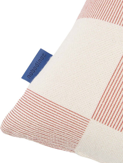 Nobodinoz Μαξιλάρι Red Burnt Checks 30x50εκ. Nobodinoz Μαξιλάρι Red Burnt Checks 30x50εκ.