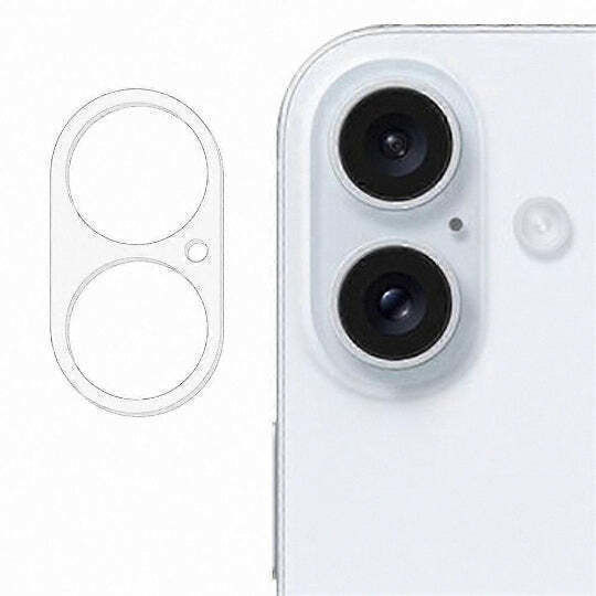 Lens Kameraschutz Gehärtetes Glas Transparent für das iPhone 17
