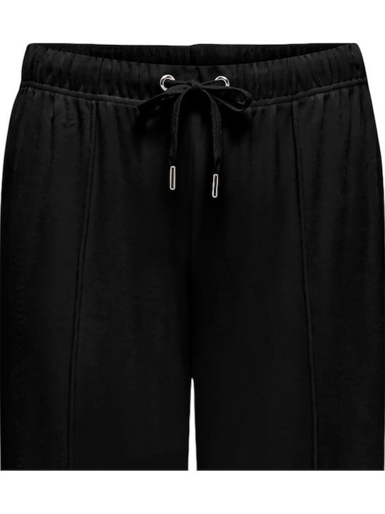 Damen Stoff Hose Black