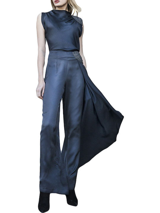 Dama Tesatura Pantaloni Black