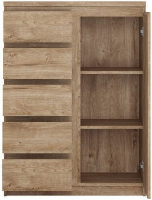 Sideboard Merfere 110 Wooden with Drawers Oak 40x40x83cm