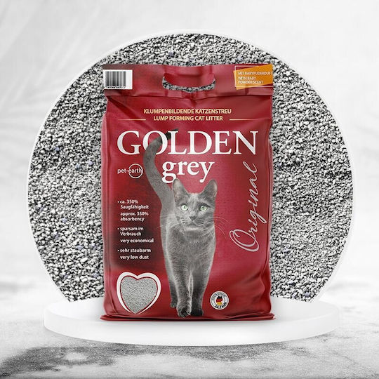 Golden Bentonite Cat Litter with Scent Baby Powder 7kg