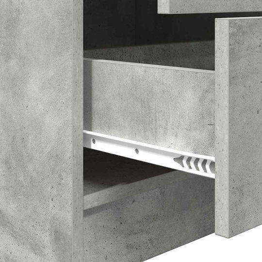 Schreibtisch Holz Concrete Grey 70x40x76cm