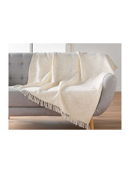 Douceur d'Intérieur Ziggy Ριχτάρι Πολυθρόνας 125x150εκ. White