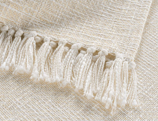 Douceur d'Intérieur Ziggy Ριχτάρι Πολυθρόνας 125x150εκ. White