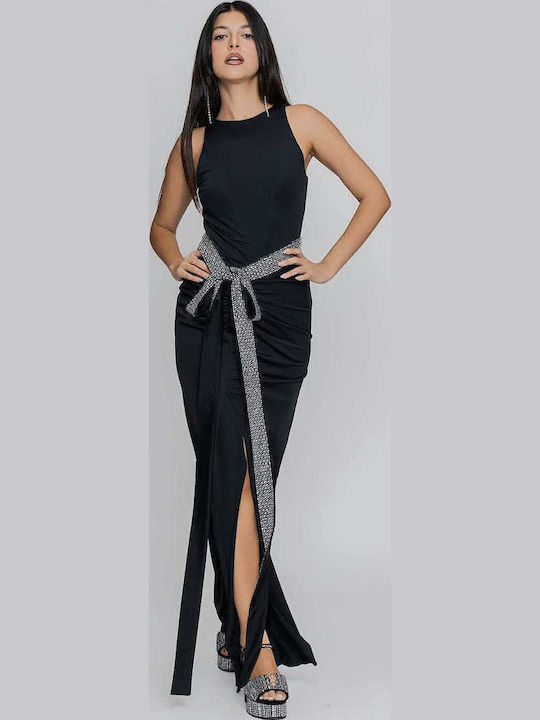 Sommer Maxi Abendkleid Schwarz