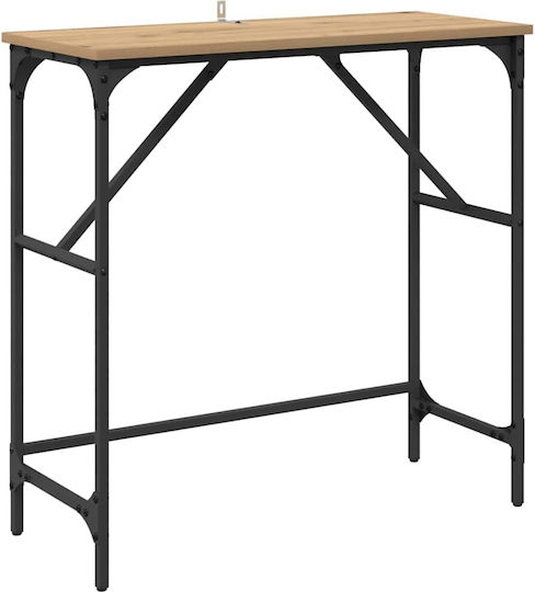 Metal Console Table Coffee L75xW32xH75cm