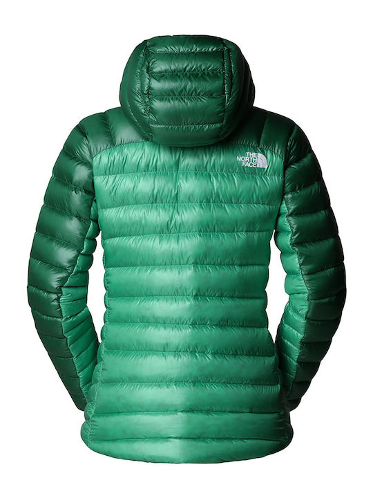Summit Women's for Hiking Lifestyle Jacket Waterproof for Winter with Hood Green