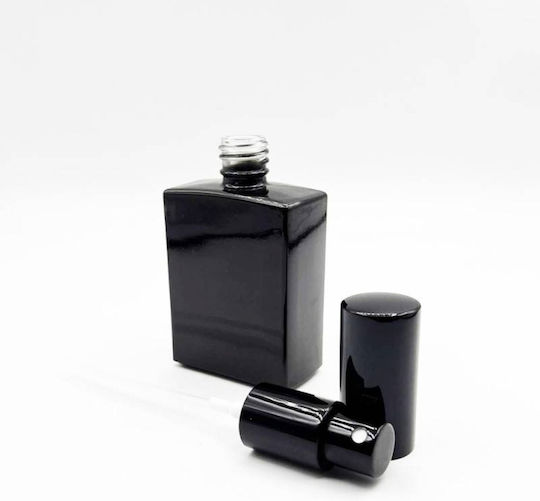 Glasflasche 50 Ml Schwarzer Spray Schwarzer Deckel