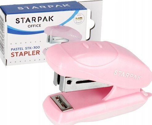 Телбод Starpak 20k 24/6 26/6 Пастелно Розов Stk300 12/144