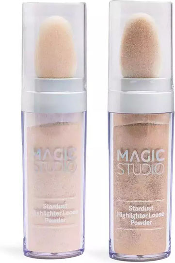 Idc Magic Studio Stardust Highlighter Loser Puder Γκλίτερ Προσώπου & Σώματος 9,6gr 01 Pink