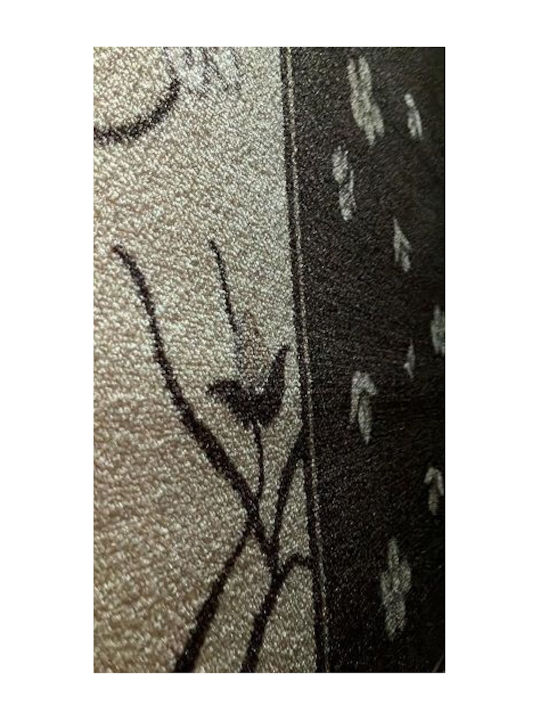 Sakalidis Living Room Rug with Width 67cm Brown Price per Meter