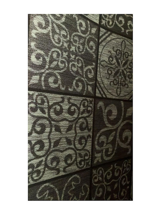 Sakalidis Brown Runner Rug with Width 80cm Price by the Meter