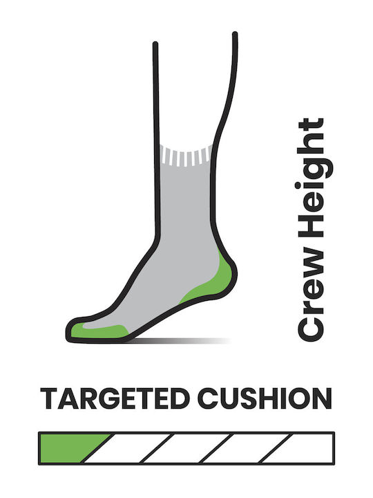 Smartwool Cushion Running Κάλτσες Πολύχρωμες 1 Ζεύγος