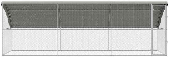 vidaXL 3368318 Μεταλλικό Κλουβί για Πτηνά 600x200x198.5εκ.
