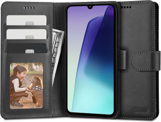 Tech-Protect Synthetic Leather Wallet Black (Xiaomi Redmi 15C 5G (173 Mm) / Poco C85 5G (173 Mm))