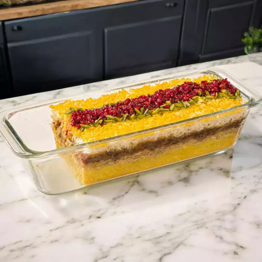 Formă de Patiserie pentru Chec Sticlă 25x12x7buc 1buc