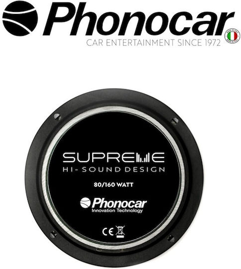 Phonocar Auto-Lautsprecher Supreme 6.5" mit 80W RMS (Tieftöner)