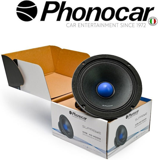 Phonocar Автомобилен Високоговорител Supreme 8" с 180W RMS (Нискочестотен говорител)