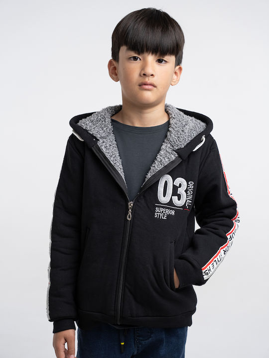 Kinderstrickjacke Schwarz