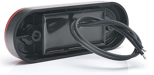 Lumină de poziție LED 1224 W175 12v-24v Roșu Was