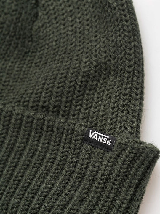 Core Basic Cuff Beanie Unisex Beanie mit Rippstrick in Grün Farbe