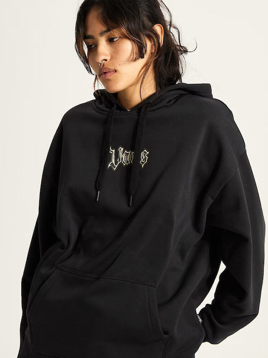 Pullover Women's Sweatshirt Hooded Black